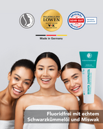 BeoVita Zahnpasta fluoridfrei 75ml – Mit Schwarzkümmel-Öl und Miswak für natürliche Zahn- und Zahnfleischpflege