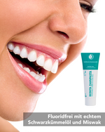 Das perfekte Duo für deine tägliche Zahnpflegeroutine - 1x BeoVita Zahnpasta fluoridfrei 75ml + 1x Parodontose-Gel 10ml