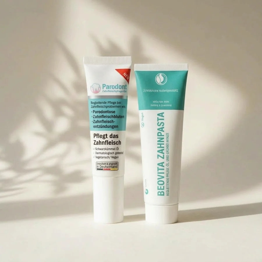 Die Routine – Gel + Zahnpasta