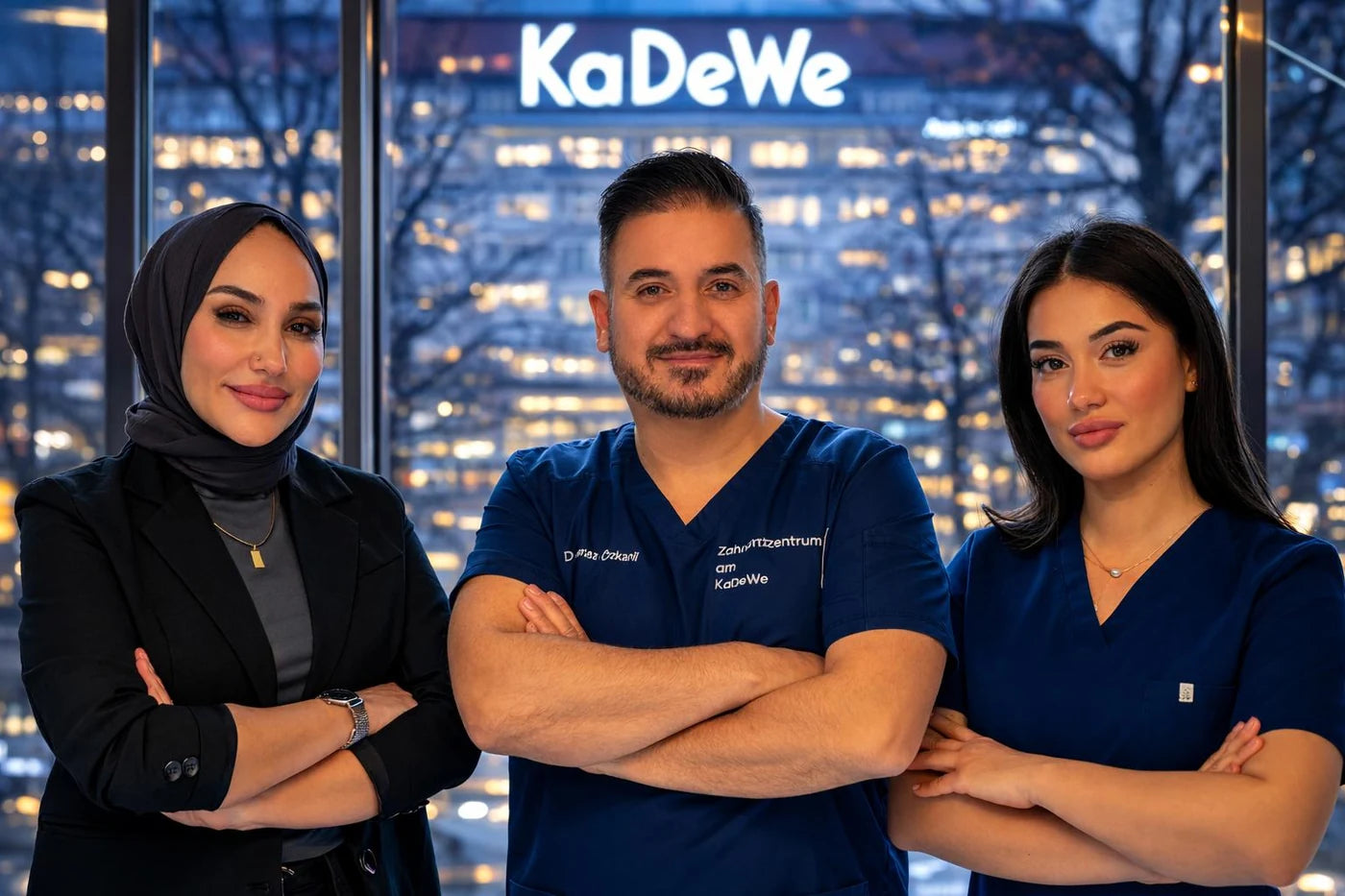 Dr. med. dent. Ismail Özkanli und das Team am KaDeWe in Berlin