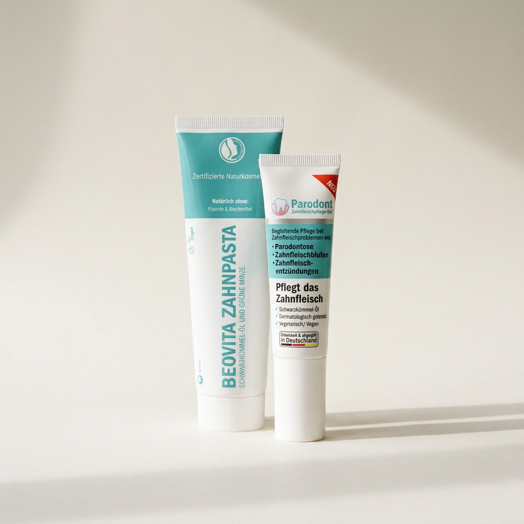 Die Routine – Parodont-Gel und Zahnpasta